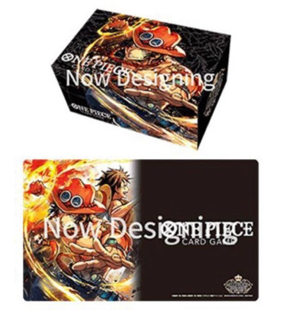 One Piece Card Game - Playmat/Card Case Set - Portgas.D.Ace available at 401 Games Canada