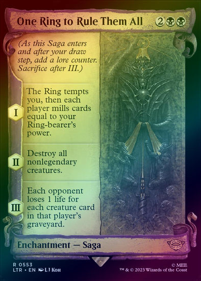 one ring to rule them all mtg card 401 Games Canada - One Ring to Rule Them All