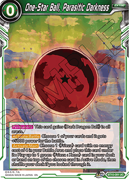 One-Star Ball, Parasitic Darkness - BT10-091 - Uncommon (FOIL) (Reprint) available at 401 Games Canada