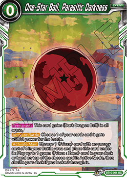 One-Star Ball, Parasitic Darkness - BT10-091 - Uncommon available at 401 Games Canada