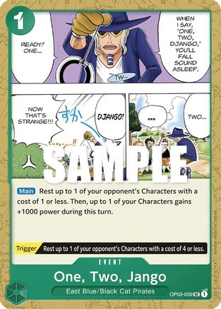 One, Two, Jango - OP03-039 - Uncommon available at 401 Games Canada