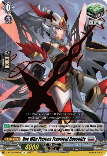 One Who Pierces Transient Causality - D-BT09/046 - Rare available at 401 Games Canada