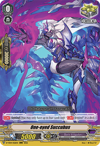 One-eyed Succubus - D-VS04/056 - Triple Rare available at 401 Games Canada