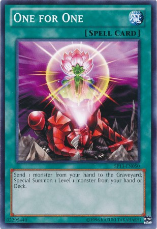 One for One - SP13-EN050 - Starfoil Rare - Unlimited available at 401 Games Canada