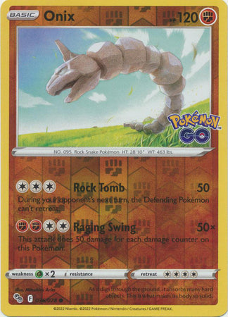 Onix - 036/078 - Common - Reverse Holo available at 401 Games Canada