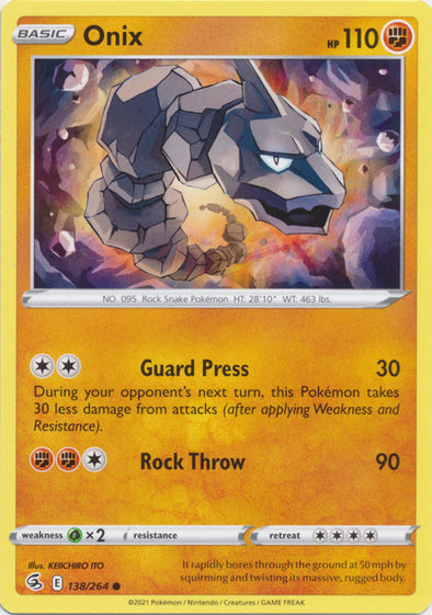 Onix - 138/264 - Common available at 401 Games Canada