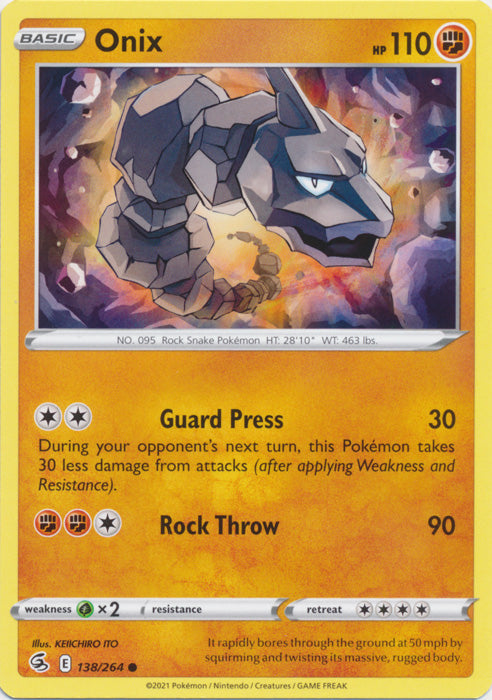 Onix - 138/264 - Common available at 401 Games Canada