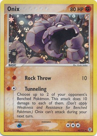 Onix - 42/112 - Uncommon - Reverse Holo available at 401 Games Canada