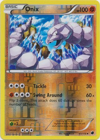 Onix - 61/116 - Uncommon - Reverse Holo available at 401 Games Canada