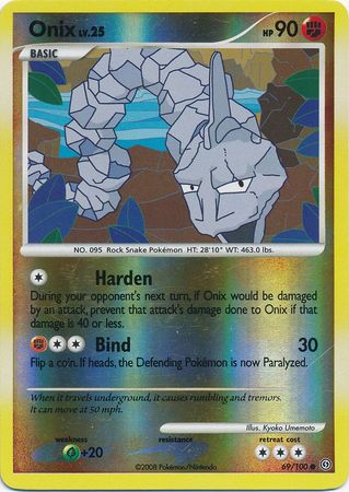 Onix - 69/100 - Common - Reverse Holo available at 401 Games Canada