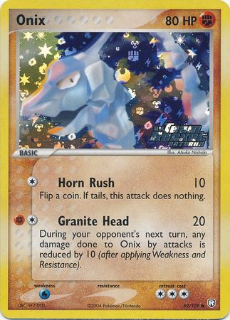 Onix - 69/109 - Common - Reverse Holo available at 401 Games Canada