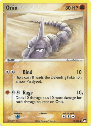 Onix - 71/100 - Common (No "e" Symbol) available at 401 Games Canada