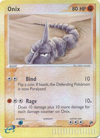 Onix - 71/100 - Common - Reverse Holo available at 401 Games Canada