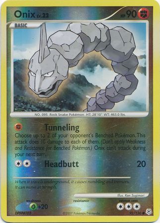 Onix - 92/130 - Common - Reverse Holo available at 401 Games Canada