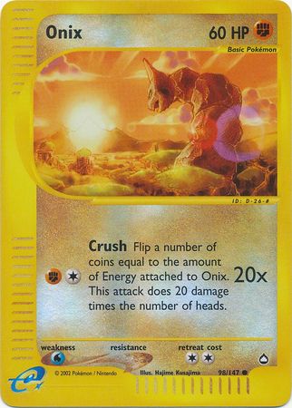 Onix - 98/147 - Common - Reverse Holo available at 401 Games Canada