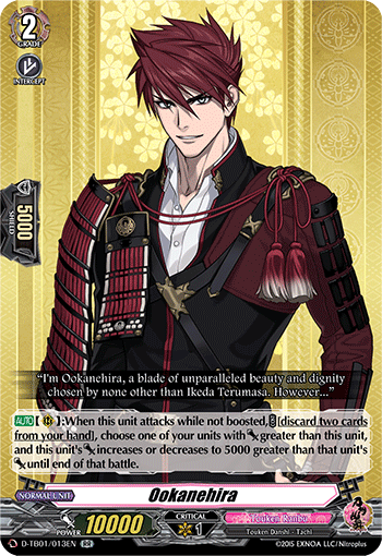 Ookanehira - D-TB01/013 - Double Rare available at 401 Games Canada