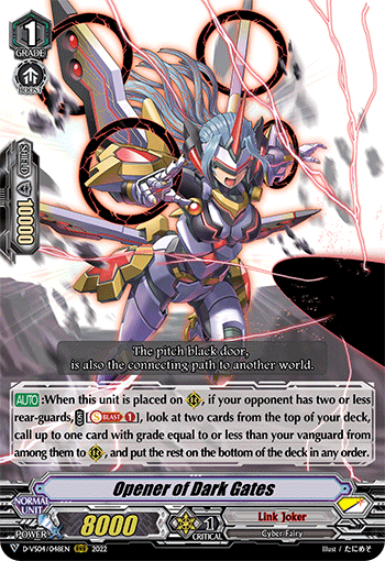 Opener of Dark Gates - D-VS04/048 - Triple Rare available at 401 Games Canada