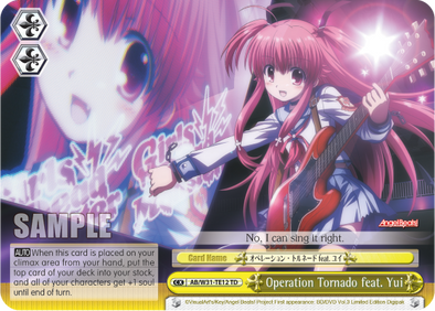 Operation Tornado feat. Yui - AB/W31-TE12 - Trial Deck available at 401 Games Canada