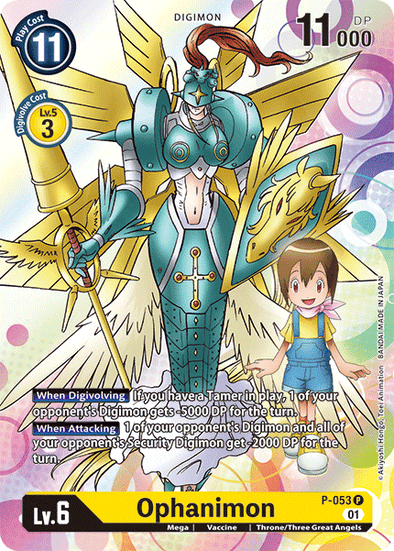 Ophanimon - P-053 - Promo available at 401 Games Canada