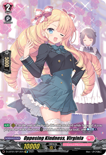 Opposing Kindness, Virginia - D-LBT01/SP12 - SP available at 401 Games Canada