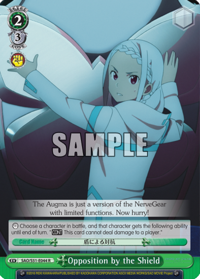 Opposition by the Shield - SAO/S51-E044 - Rare available at 401 Games Canada