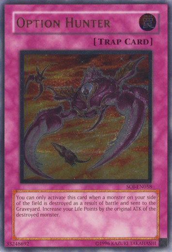 Option Hunter - SOI-EN058 - Ultimate Rare - Unlimited available at 401 Games Canada