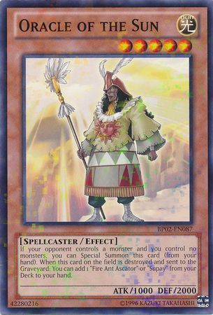 Oracle of the Sun - BP02-EN087 - Mosaic Rare - Unlimited available at 401 Games Canada