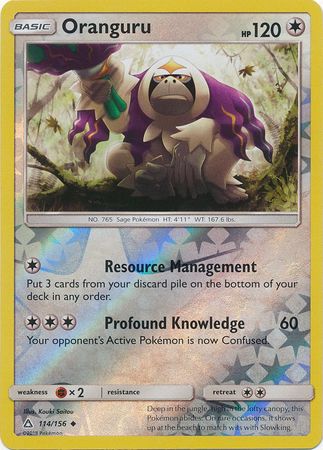 Oranguru - 114/156 - Uncommon - Reverse Holo available at 401 Games Canada