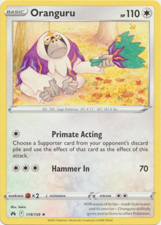 Oranguru - 119/159 - Rare available at 401 Games Canada