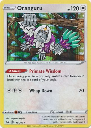 Oranguru - 148/202 - Holo Rare available at 401 Games Canada