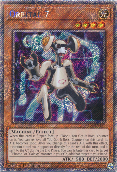 Orbital 7 (Platinum Secret Rare) - RA04-EN197 - Platinum Secret Rare - 1st Edition