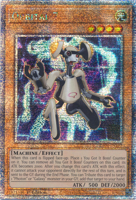 Orbital 7 - RA04-EN197 - Quarter Century Secret Rare - 1st Edition