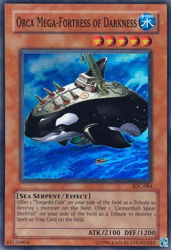 Orca Mega-Fortress of Darkness - IOC-084 - Super Rare - Unlimited available at 401 Games Canada