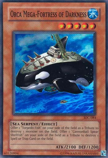 Orca Mega-Fortress of Darkness - IOC-084 - Super Rare - Unlimited available at 401 Games Canada