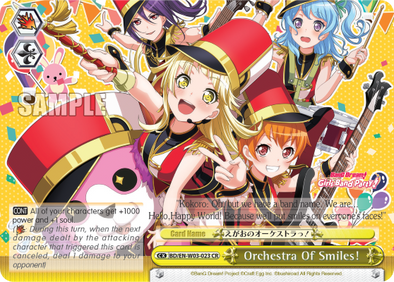 Orchestra Of Smiles! - BD/EN-W03-023 - Climax Rare available at 401 Games Canada