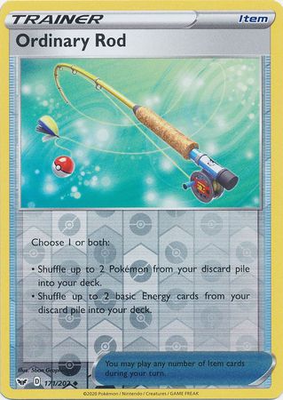 Ordinary Rod - 171/202 - Uncommon - Reverse Holo available at 401 Games Canada