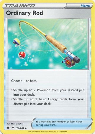 Ordinary Rod - 171/202 - Uncommon available at 401 Games Canada
