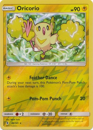 Oricorio - 46/145 - Rare - Reverse Holo available at 401 Games Canada