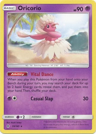 Oricorio - 55/145 - Rare available at 401 Games Canada