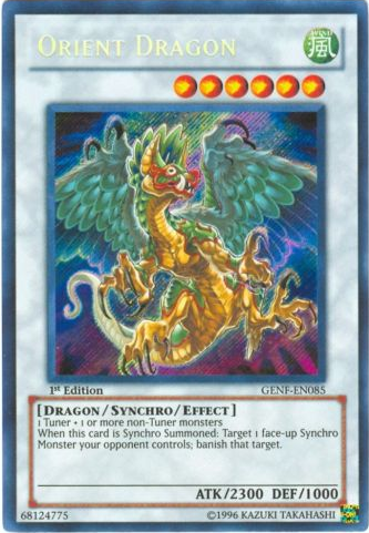 Orient Dragon - GENF-EN085 - Secret Rare - 1st Edition available at 401 Games Canada