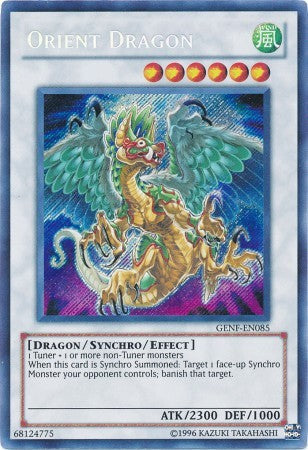 Orient Dragon - GENF-EN085 - Secret Rare - Unlimited available at 401 Games Canada