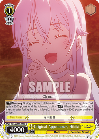 Original Appearance, Hibiki - DAL/WE33-E008 - Rare (Foil) available at 401 Games Canada