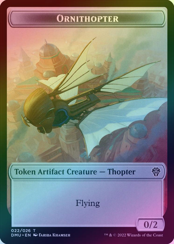 Bird // Ornithopter Token (Foil) (TDMU)