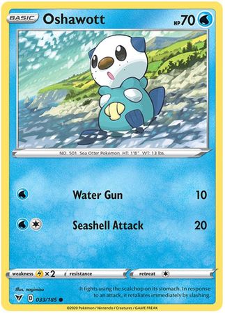 Oshawott - 033/185 - Common available at 401 Games Canada