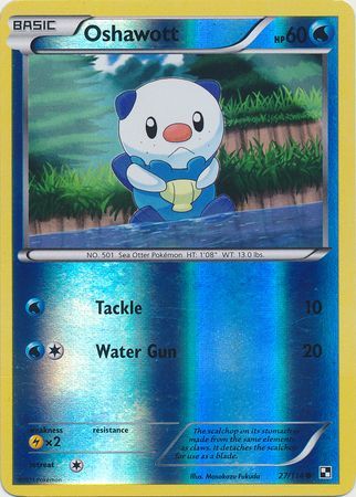 Oshawott - 27/114 - Common - Reverse Holo available at 401 Games Canada