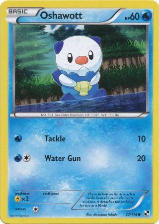 Oshawott - 27/114 - Holo Promo available at 401 Games Canada