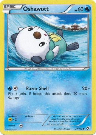 Oshawott - 37/113 - Common available at 401 Games Canada