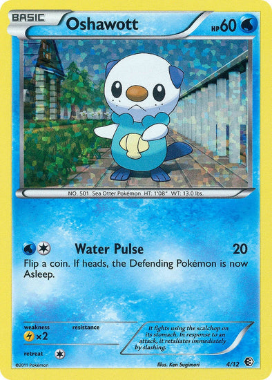 Oshawott - 4/12 - McDonald's Holo - Promo available at 401 Games Canada