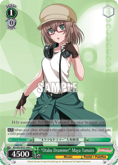 "Otaku Drummer" Maya Yamato - BD/EN-W03-048 - Common available at 401 Games Canada