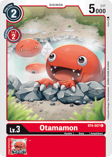 Otamamon - BT4-007 - Common available at 401 Games Canada